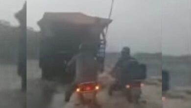 Río desbordado en Apure hace desaparecer carretera a San Juan de Payara