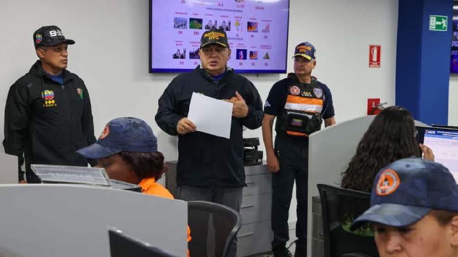 Simulacro Nacional de Desastres movilizó a 11.767 funcionarios en Venezuela