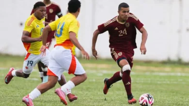 Vinotinto Sub-17 cae ante Colombia en partido amistoso