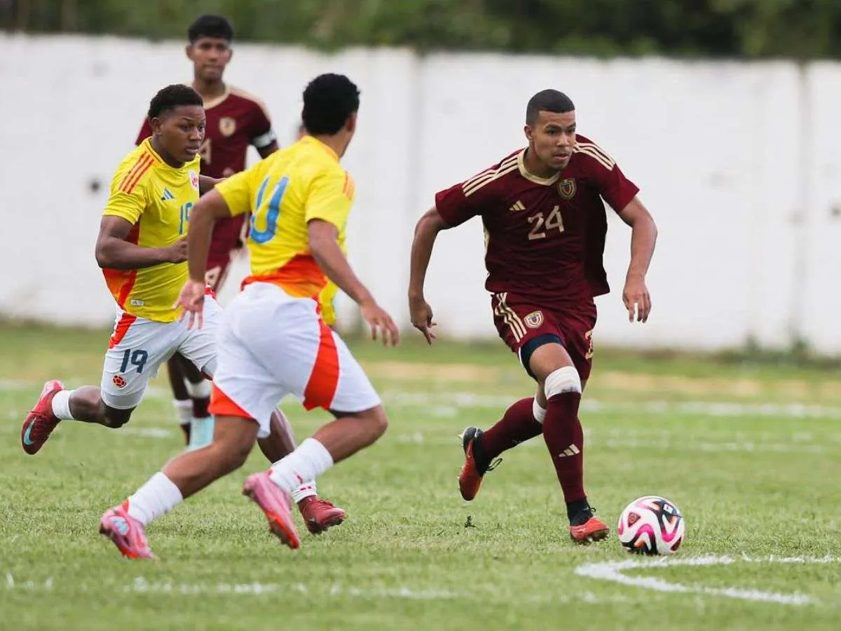 Vinotinto Sub-17 cae ante Colombia en partido amistoso