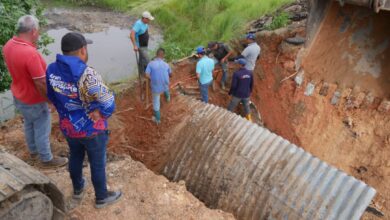 Inicia la restauración de la alcantarilla en la Troncal 10 de Monagas
