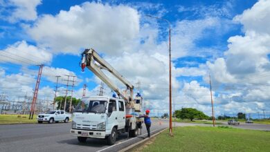 Restauran el alumbrado público en la zona industrial y otros distribuidores