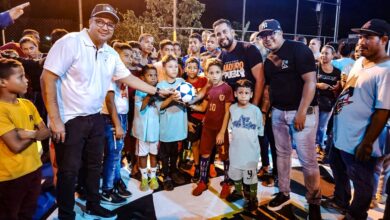 Comunidad del Amparo recibe cancha rehabilitada para promover el deporte y la sana convivencia