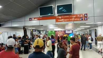 Full movilización se registra en el Terminal y Aeropuerto de Maturín ante juego de La Vinotinto