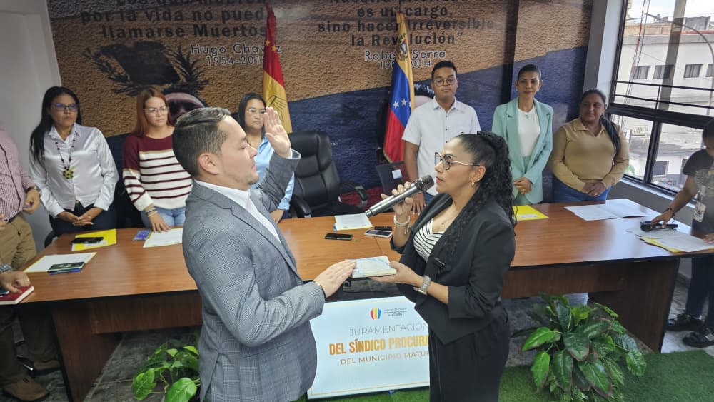 Orlando García Lobo es ratificado como Síndico Procurador del municipio Maturín