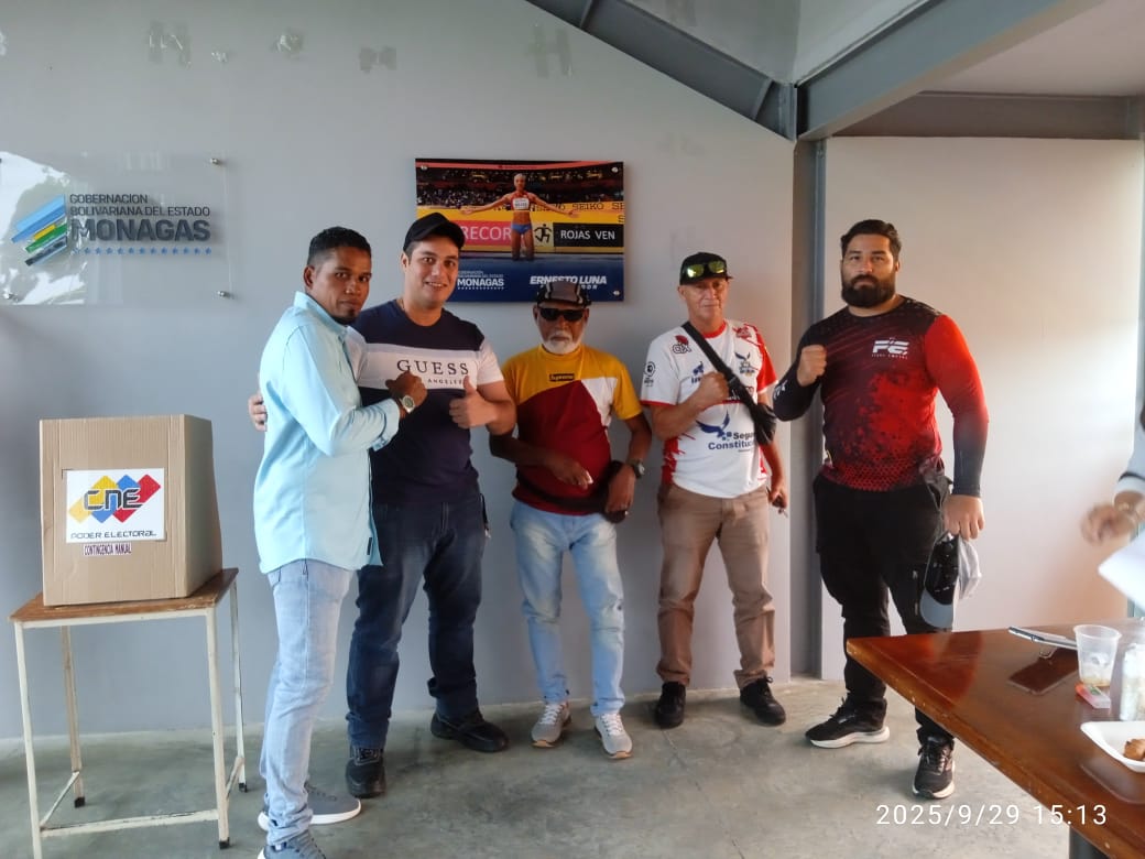 Rafael Monasterio es reelegido presidente de la Asociación de Kickboxing de Monagas