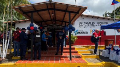 Reinauguran la estación de bomberos Nora Gómez de la parroquia Boquerón en Maturín