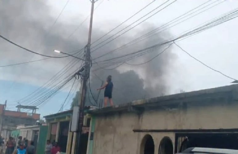 Carabobo: Explosión de bombona de gas deja cinco heridos, incluyendo dos bomberos