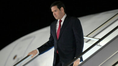 Marco Rubio llega a Ecuador para abordar temas de seguridad con el presidente Noboa