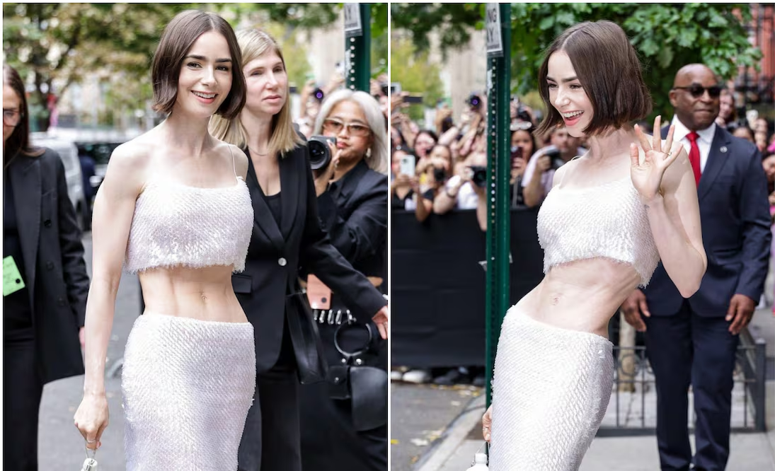 Fans de Lily Collins expresan alarma por la apariencia de la actriz en Nueva York