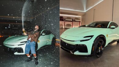 Maluma estrena un Ferrari único en el mundo y es detenido por la policía al día siguiente