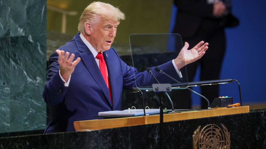 Trump arremete contra la ONU y afirma que él puso fin a siete guerras sin ayuda del organismo