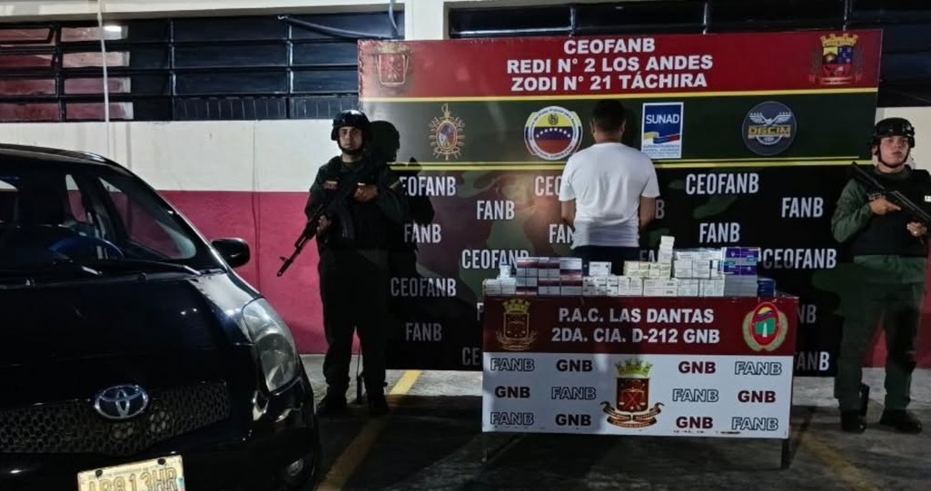 Detenido un sujeto en Táchira por tráfico de medicamentos oncológicos y vacunas