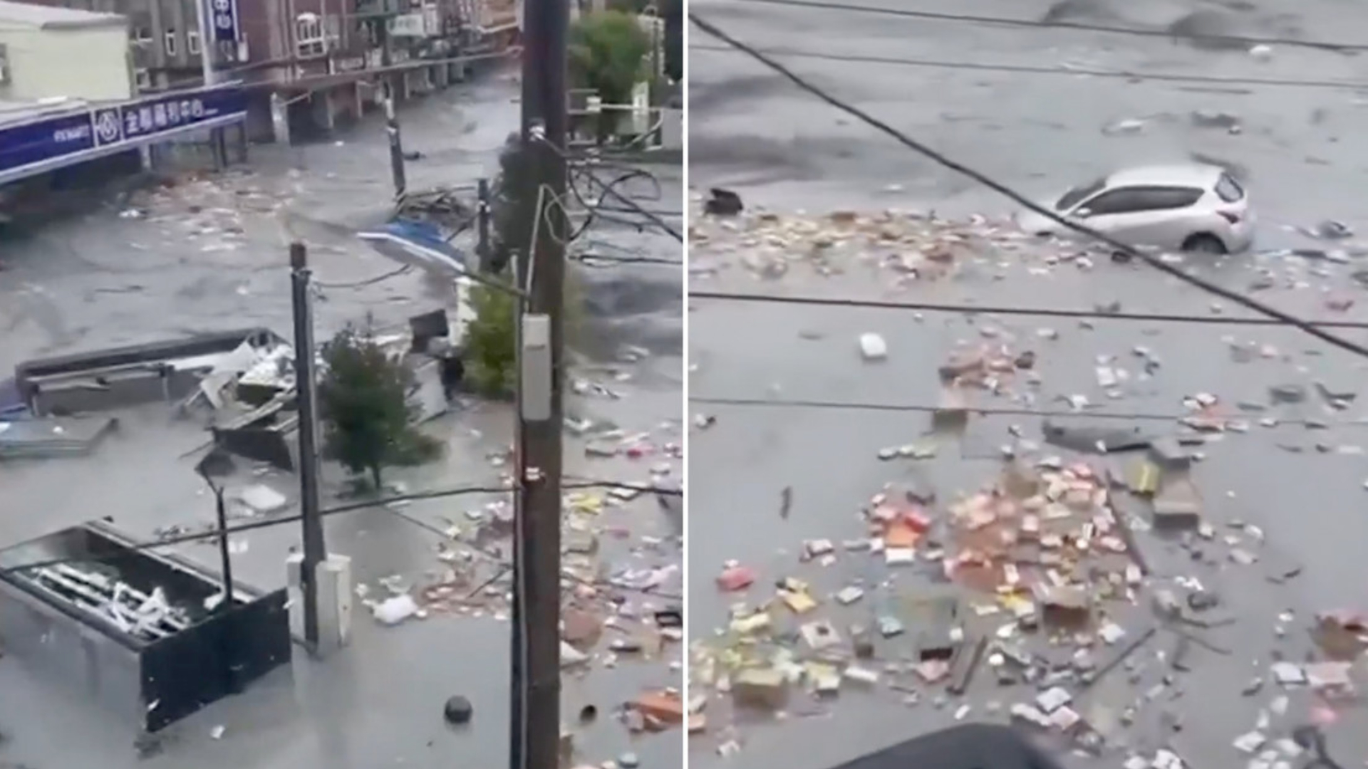 Inundaciones y víctimas mortales en Taiwán tras el paso del supertifón Ragasa