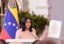 Delcy Rodríguez advierte: Si EEUU ataca, se activa de inmediato el Estado de Conmoción Exterior en Venezuela