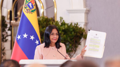 Delcy Rodríguez advierte: Si EEUU ataca, se activa de inmediato el Estado de Conmoción Exterior en Venezuela