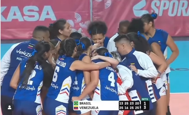 ¡Histórico! Sub-17 de Voleibol femenino de Venezuela derrota a Brasil