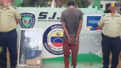 Detenido joven de 20 años en coro por hurtar dos ventanas corredizas y una tapa de sanitario