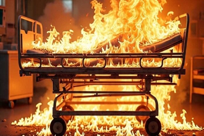 Argentina: Mujer intubada muere por quemaduras al encender un cigarrillo en terapia intensiva