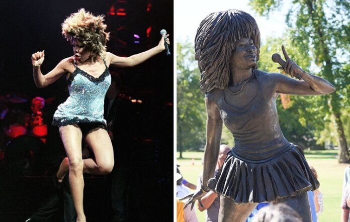Furia en redes por la estatua de Tina Turner en su ciudad natal: "Esto es Temu Turner"