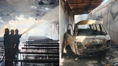 Iglesia evangélica se incendia en Falcón