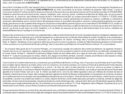 NOTIFICACIÓN ICAP POLIMATURÍN