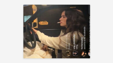 ¡Bloqueada en vivo! Rosalía es vetada de TikTok por fumar y conducir "de manera temeraria" durante un directo