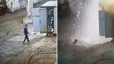 Video viral: subestación eléctrica explota e hiere a un hombre que la confundió con un baño portátil en Brasil