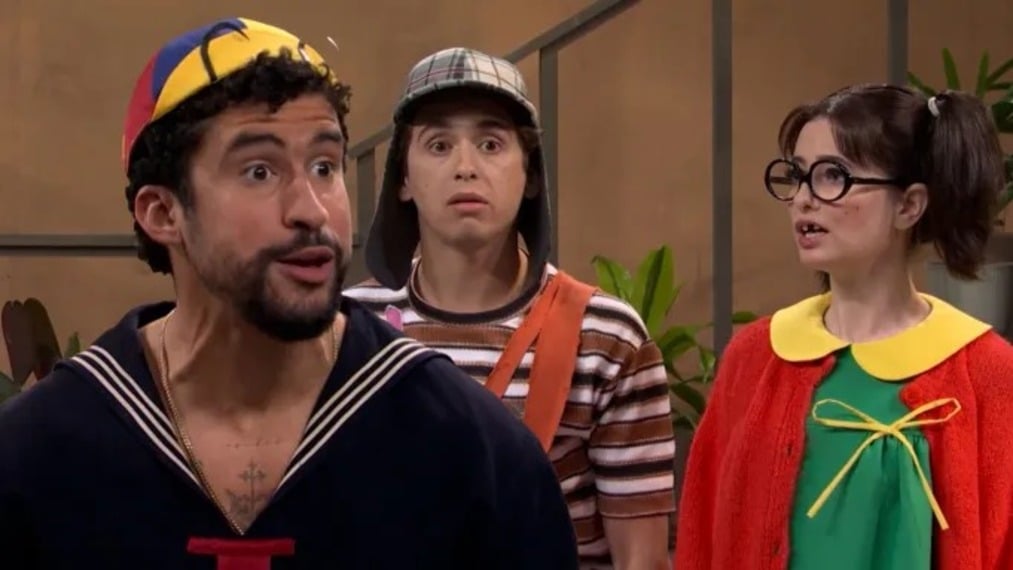 Bad Bunny se vuelve viral en SNL al imitar a Kiko de "El Chavo del 8"