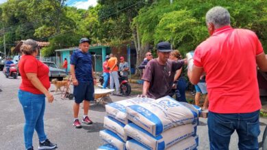 Cerro Azul distribuye 120 toneladas de cemento en Las Cocuizas