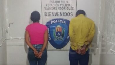 Detienen a pareja por violencia física y psicológica contra una mujer en el Zulia