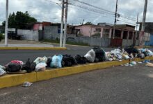 Avenidas de Maturín lucieron llenas de basura este lunes 27 de octubre