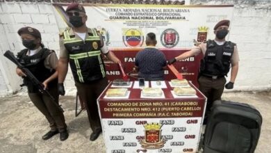 Incautan más de cinco kilos de presunta marihuana ocultos en bus en Puerto Cabello