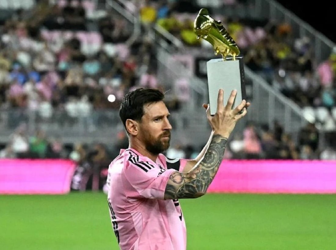 Lionel Messi recibe Bota de Oro de la MLS 2025