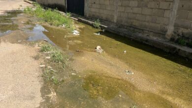 Vecinos del sector Rómulo Betancourt afectados por desborde de aguas blancas.