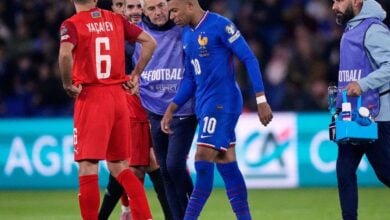Mbappé abandona la concentración de Francia por lesión en el tobillo