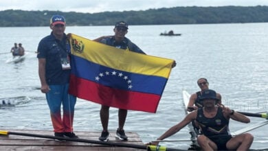 Remo venezolano conquista cuatro medallas de oro rumbo a los CAC 2026