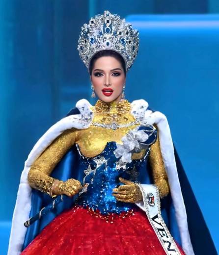 Miss Grand Internacional: Nariman Batthika rinde homenaje a las reinas criollas con su traje típico tricolor