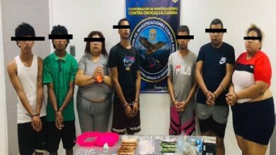Siete capturados de la banda "Gordo Catire" por venta de sustancias ilícitas