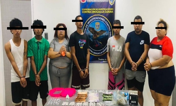 Siete capturados de la banda "Gordo Catire" por venta de sustancias ilícitas