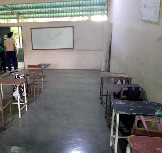 Padres y representantes denuncian el deterioro del Liceo Manuel Placido Maneiro en Jusepín