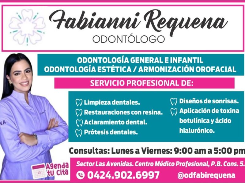 ODONTÓLOGO FABIANNI REQUENA