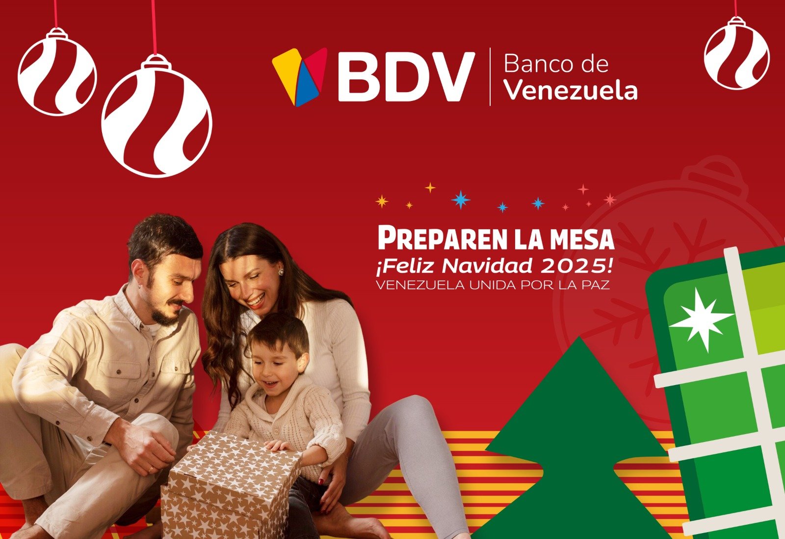 El Banco de Venezuela da la bienvenida a las fiestas con "Navidad pa' todos"
