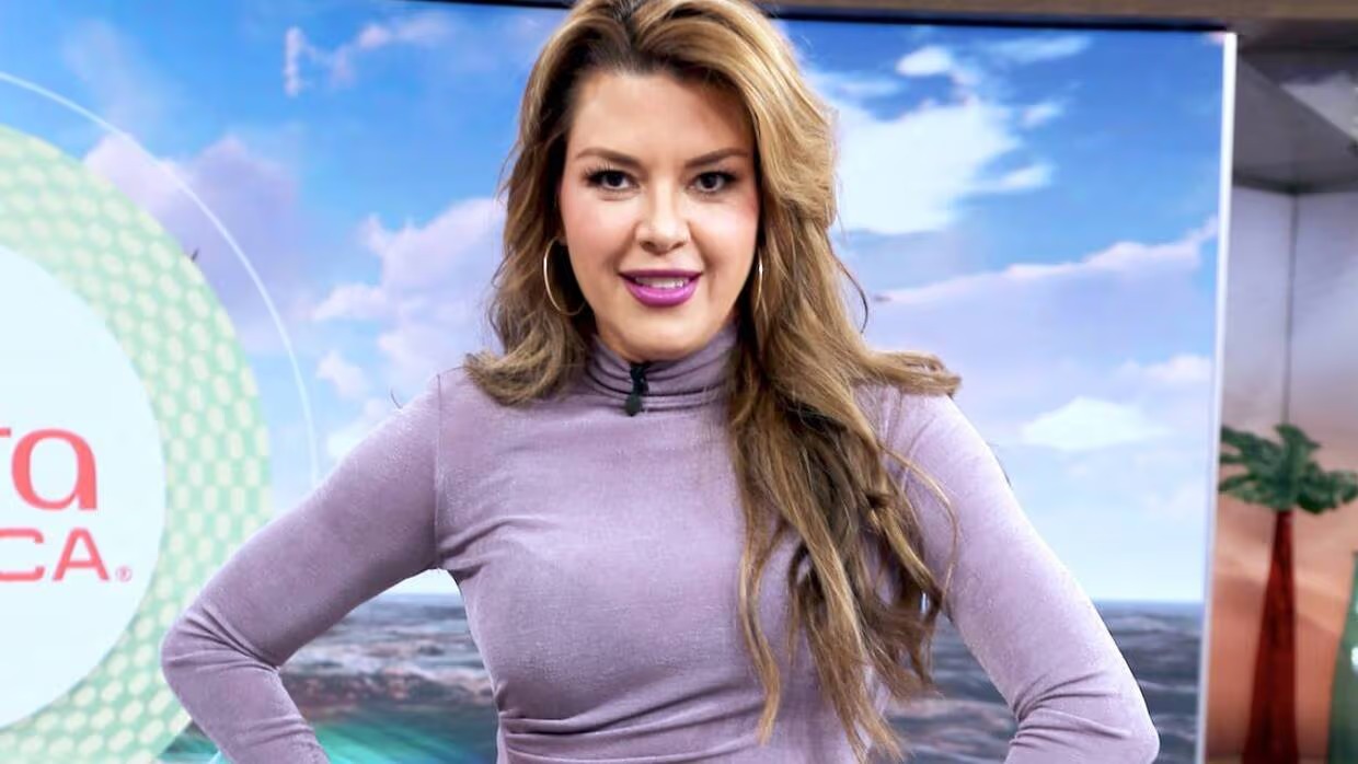 Alicia Machado confiesa en un debate que le gustaría ser una "esposa mantenida feliz" por un hombre millonario