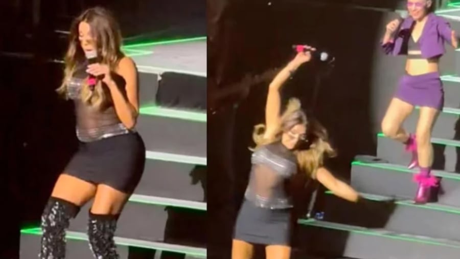 Catherine Fulop deberá someterse a una cirugía de hombro tras su accidente en el show de Erreway