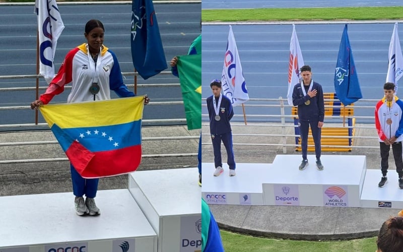 Julio Chirinos y Ottaynis Febres suman 4 medallas para Venezuela en el campeonato panamericano de atletismo
