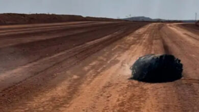 Encuentran un trozo carbonizado de posible cohete espacial en Australia