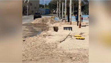 Lechería: Playa Lido reabre parcialmente tras la remoción masiva de arena