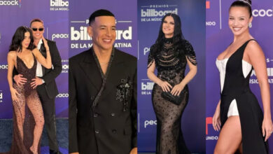 Así fue el desfile de estrellas por la alfombra azul de los Latin Billboard