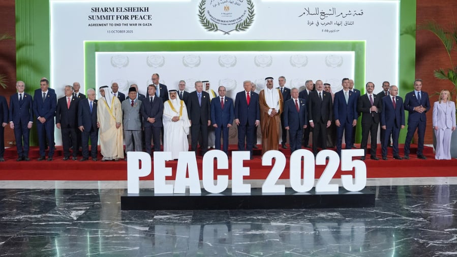 Donald Trump y líderes de Egipto, Catar y Turquía firman el fin de las hostilidades en Gaza